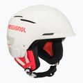 Lyžiarska prilba Rossignol Hero Slalom Impacts + Chinguard biela