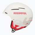 Lyžiarska prilba Rossignol Hero Slalom Impacts + Chinguard biela 5