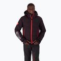 Pánska lyžiarska bunda Rossignol Hero Depart black/red