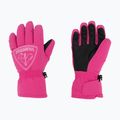 Rossignol Jr Rooster G orchid pink detské lyžiarske rukavice
