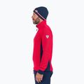 Pánska športová mikina Rossignol Cieloalto Fleece Half zip červená 4