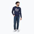 Pánsky sveter Rossignol Jacquard Crew Neck dark navy 2