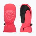 Detské lyžiarske rukavice  Rossignol Jr Rooster M tea rose