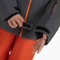Rossignol Strawpile Jr detská lyžiarska bunda onyx grey 10
