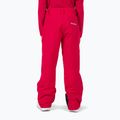 Rossignol Girl Ski rubínovo červené detské lyžiarske nohavice 3