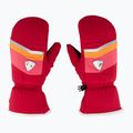 Dámske lyžiarske rukavice Rossignol New Piste M ruby ​​red 2