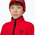 Detská mikina Rossignol Jr Strawpile Fleece Fz športová červená 5