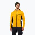 Pánska mikina Rossignol Blackside Mix Full Zip Hoodie Fleece saffron yellow
