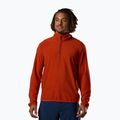 Pánska fleecová mikina Rossignol Quarter Zip Fleece rooibos tea