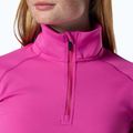 Dámska fleecová mikina Rossignol Mid Layer Stretch Half Zip electric fuchsia 5