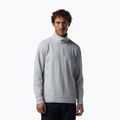 Pánska lyžiarska mikina Rossignol Mid Layer Stertch Half Zip light grey