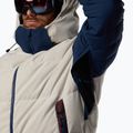 Pánska lyžiarska bunda Rossignol Corduroy Down Bomber silver cloud/dark navy 9