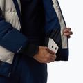 Pánska lyžiarska bunda Rossignol Corduroy Down Bomber silver cloud/dark navy 11