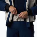 Pánska lyžiarska bunda Rossignol Corduroy Down Bomber silver cloud/dark navy 14