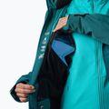 Dámska lyžiarska bunda Rossignol 4WS Blackside Insulated transformative teal 15