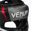 Boxerská prilba Venum Elite Iron čierna/červená 4