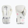 Pánske boxerské rukavice Venum Elite bielo-strieborné 1392-574 3
