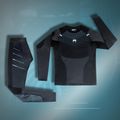 Venum Biomecha pánsky rashguard s dlhým rukávom black/grey 7