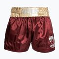 Pánske tréningové šortky Venum Classic Muay Thai burgundy/gold/white