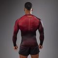 Pánske tréningové chrániče Venum Tactical XT Rashguards black/burgundy/gold 2