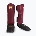 Dámske chrániče holennej kosti a chodidla Venum Tactical XT Shinguards black/burgundy/gold 2