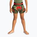 Detské tréningové šortky Venum Inferno Kids Muay Thai army green/orange