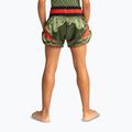 Detské tréningové šortky Venum Inferno Kids Muay Thai army green/orange 3
