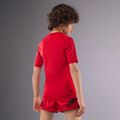 Detské tréningové tričko Venum Contender Rashguards Jr cherry red 2
