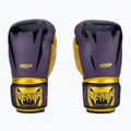 Venum Giant 3.0 tmavo fialové/zlaté boxerské rukavice 2