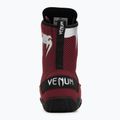 Venum Elite Boxerská obuv vínna lesklá/strieborné logo 6