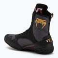 Venum Elite Boxerské topánky stom grey/gold logo 3