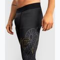 Pánske tréningové legíny Venum Serpenti Spats black/silver/gold 6