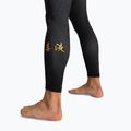 Pánske tréningové legíny Venum Serpenti Spats black/silver/gold 8