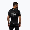 Pánske tréningové tričko Venum X WOW FC Rashguards black/silver grey 5