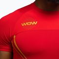 Pánske tréningové tričko Venum X WOW FC Rashguards fury red/gold 6