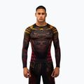 Pánsky rashguard longsleeve Venum Quetzal Fury Rashguard black/fury red/tangerine