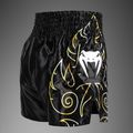 Pánske tréningové šortky Venum VTC Flames Muay Thai black/gold 4