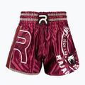 Pánske tréningové šortky Venum x Rajadamnern Muay Thai burgundy