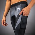 Pánske tréningové legíny Venum No Gi Spats black/silver grey 5