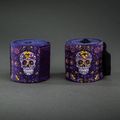 Boxerské bandáže Venum Santa Muerte Handwraps 450 cm dark purple 2