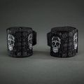 Boxerské bandáže Venum Santa Muerte Handwraps 250 cm black/white 2