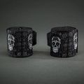 Boxerské bandáže Venum Santa Muerte Handwraps 400 cm black/white 2