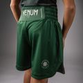 Detské tréningové šortky Venum Attack Kids Boxing forest green/off white 7
