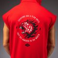 Pánska mikina Venum x Mike Tyson Tiger Sleeveless Hoodie intense red/deep black 6