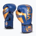 Boxerské rukavice Venum Elite blue/black/copper 2