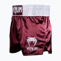 Pánske tréningové šortky Venum Classic Muay Thai burgundy 4
