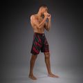 Pánske tréningové šortky Venum Matupa Fightshorts black/red/silver 2