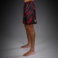Pánske tréningové šortky Venum Matupa Fightshorts black/red/silver 4