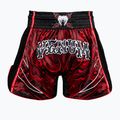 Pánske tréningové šortky Venum Wolf Attack Muay Thai Shorts black/red