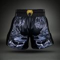 Pánske tréningové šortky Venum Wolf Attack Muay Thai Shorts black/grey 2